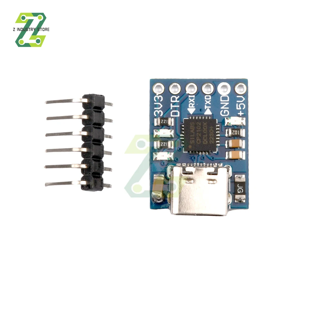 Tipo - C USB cp2102 al módulo uart ttl convertidor serie de 6 Pines uart STC reemplaza ft232 por aducino