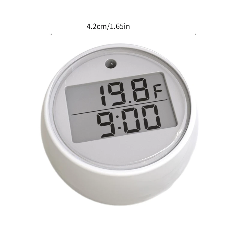 Digital Pool Thermometer Waterproof Swimming Pool Thermometer Floating EasyReads Ice Bath Thermometer & Timer Dropship