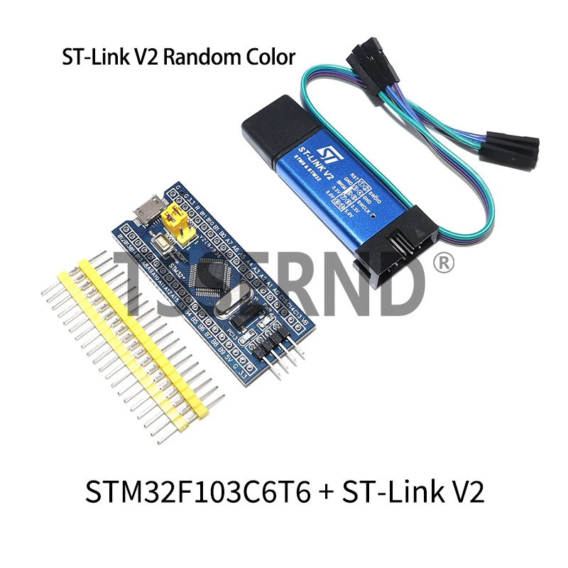 Programador de download do simulador ST-LINK v2 original stm32f103c8t6 stm32 placa de desenvolvimento de sistema mínimo stm32f401/411
