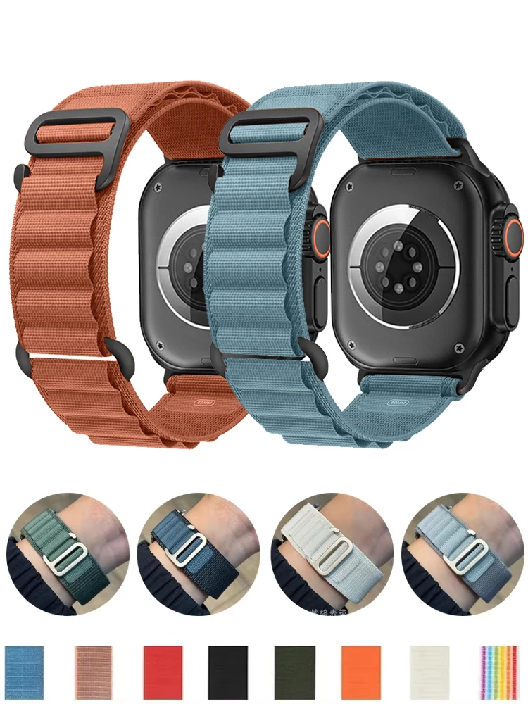 Alpine Loop für Apple Watch Ultra 3 Band 49 mm 45 mm 46 mm 42 mm 44 mm Handgelenkgürtel Armband Correa iWatch Serie 11 10 9 8 7 SE Armbänder