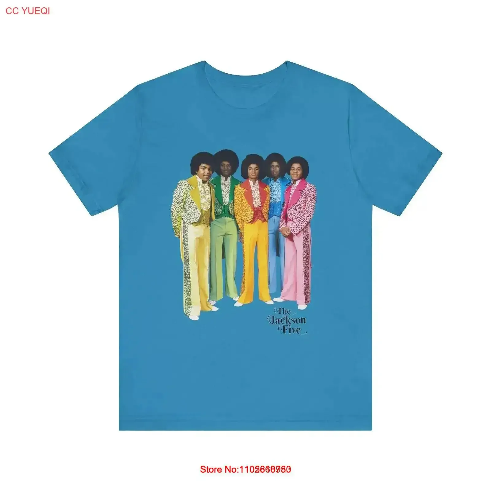 70s Jackson Five Retro T Shirt Young MJ Michael 5 King of Pop Soft vintage Washed Versatile Unisex designer clothes homme