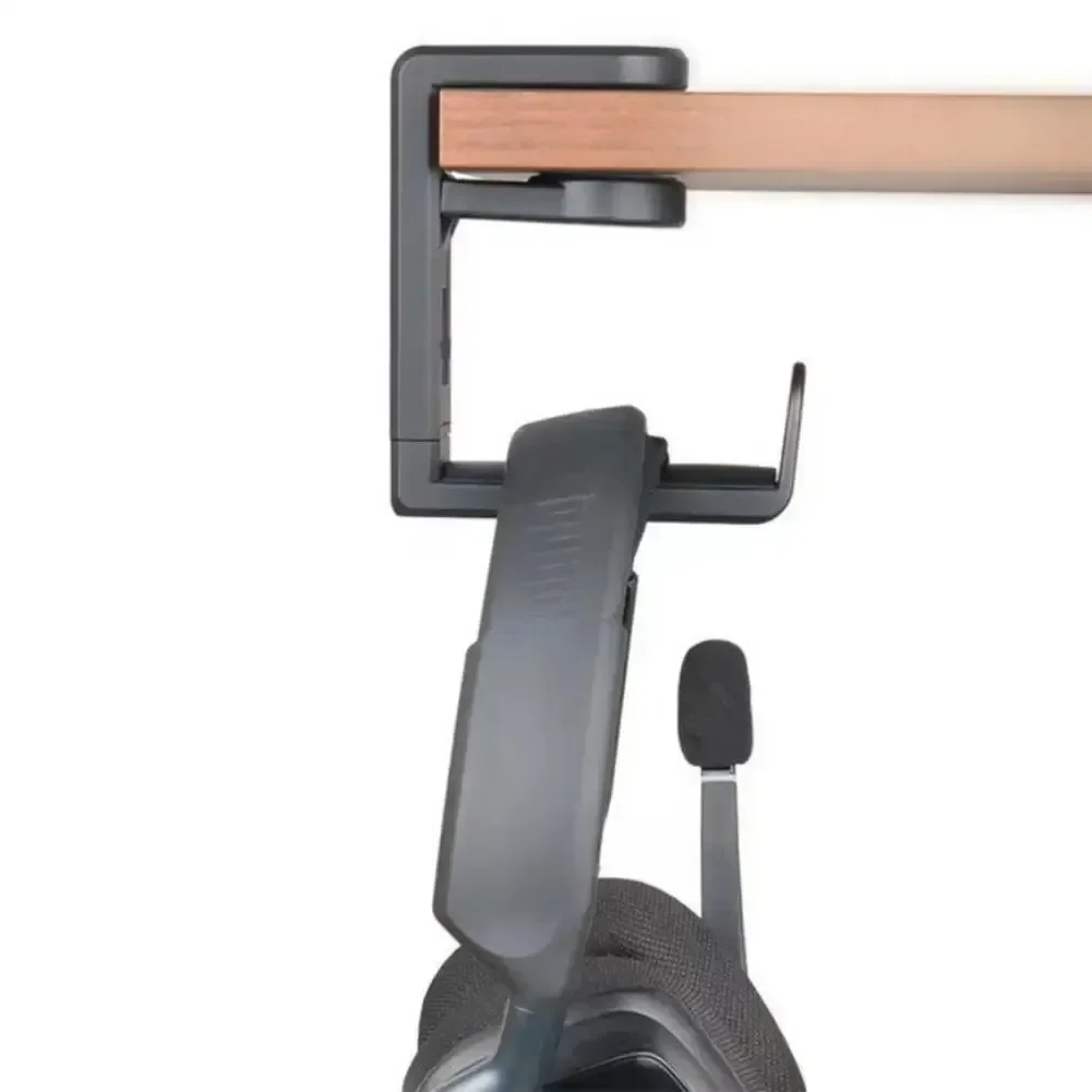 360° Rotating Headphone Stand Desktop Headset Holder PC Gaming Headset Desk Hanger Hook For Earphone Controller image 5