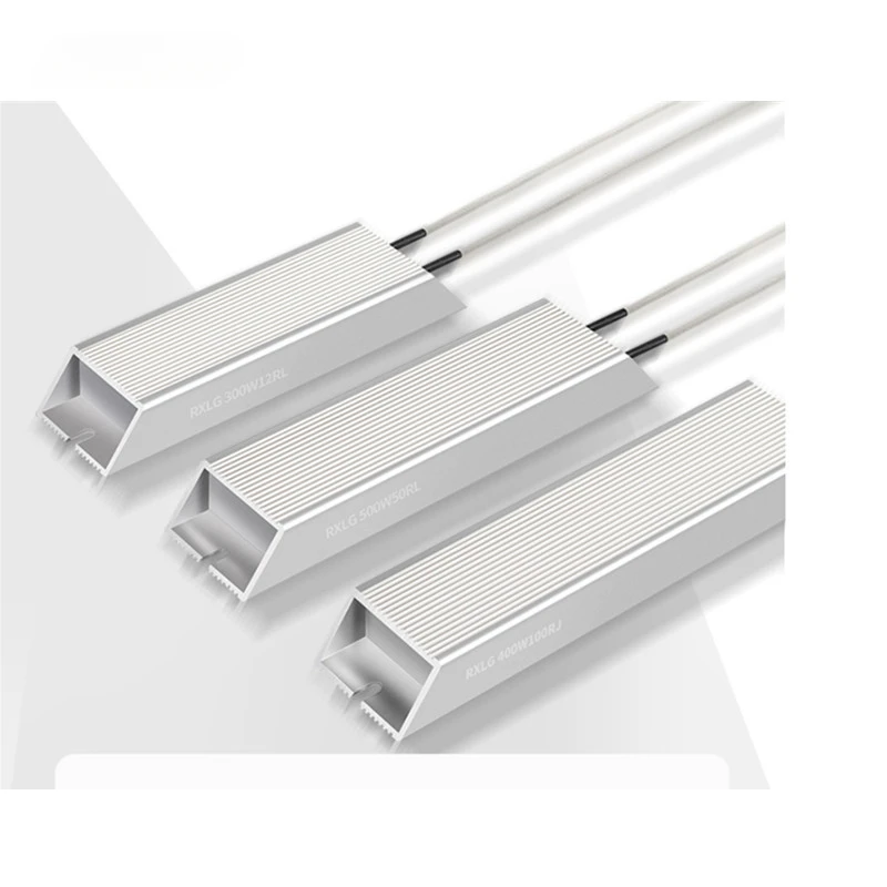 

NEW RXLG Series 300W 400W 500W 1000WR Aluminium Shell Braking Resistor For Frequency Inverter