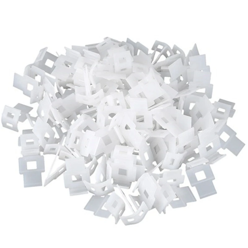 

500 Pieces Of PE Plastic Tile Leveling System Spacer With Clip Equipment Wall And Floor Tile Kit Perfect Tile Tool Tile