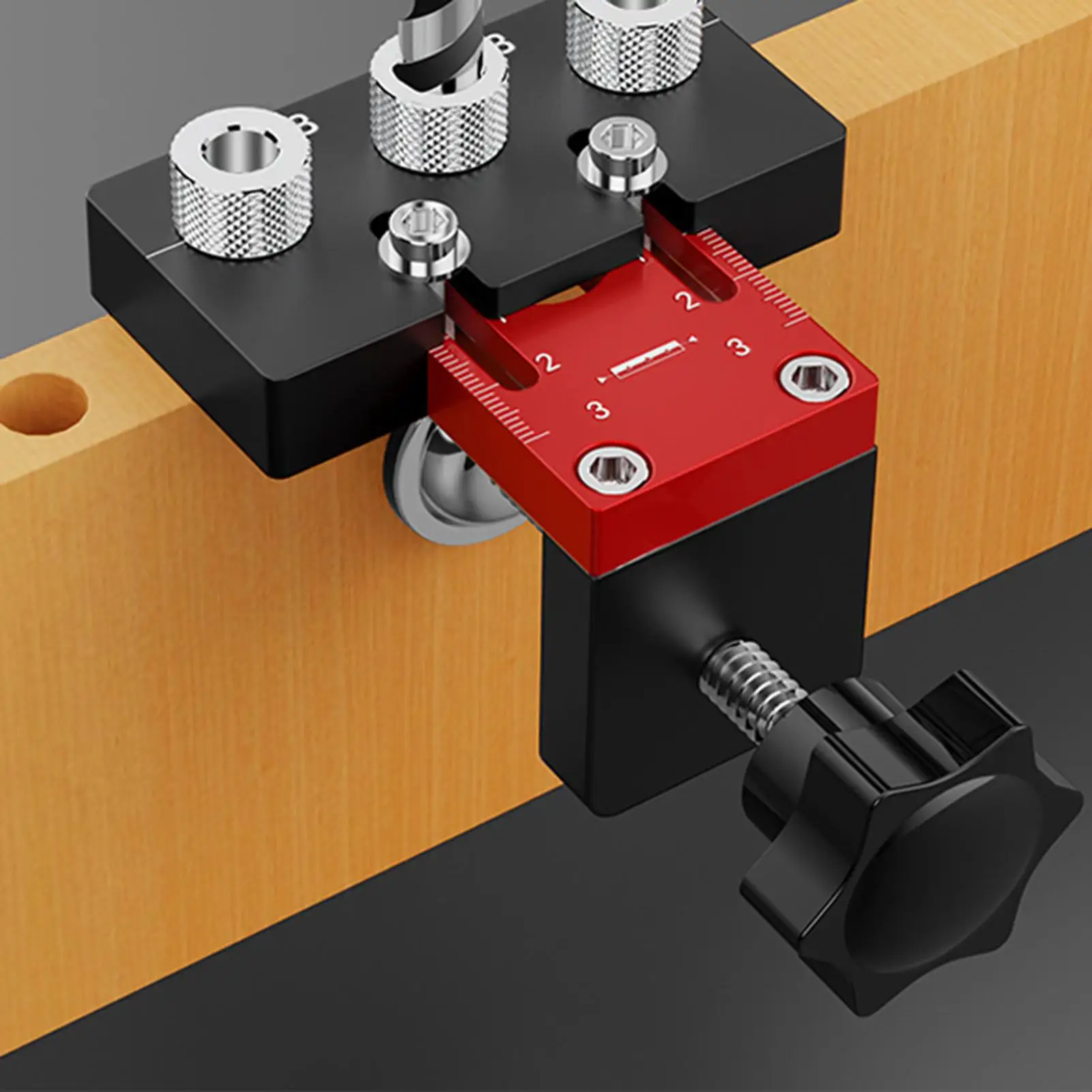 Pocket Hole Jig Kit Multifunctional Aluminum Alloy Portable Hand Tools Woodworking Doweling Jig For Carpenter Carpentry