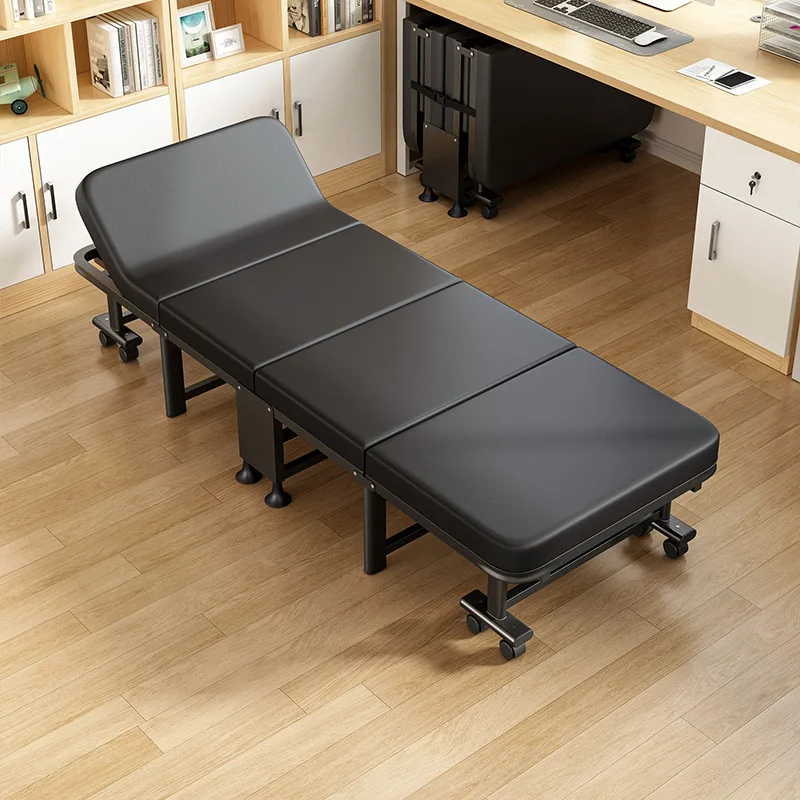 Office lunch break Workstation folding bed Portable nap recliner Household simple adult single hospital escort