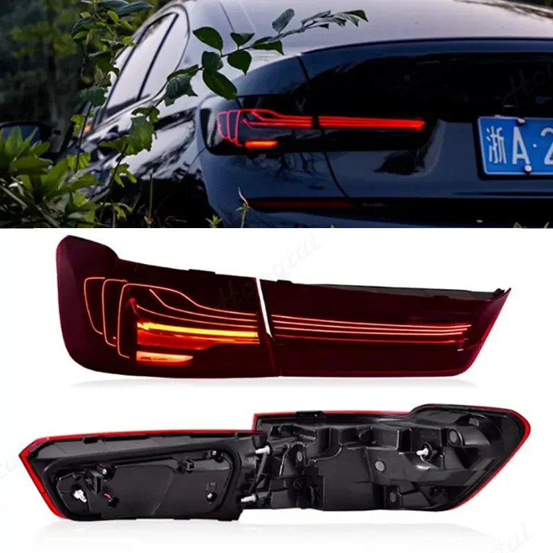 

Светодиодный задний фонарь в сборе для BMW 3 серии 2019 2021-2024 G20 G28 G80 M3 GTS 330i 340i, задние фонари, стоп-сигналы, указатели поворота