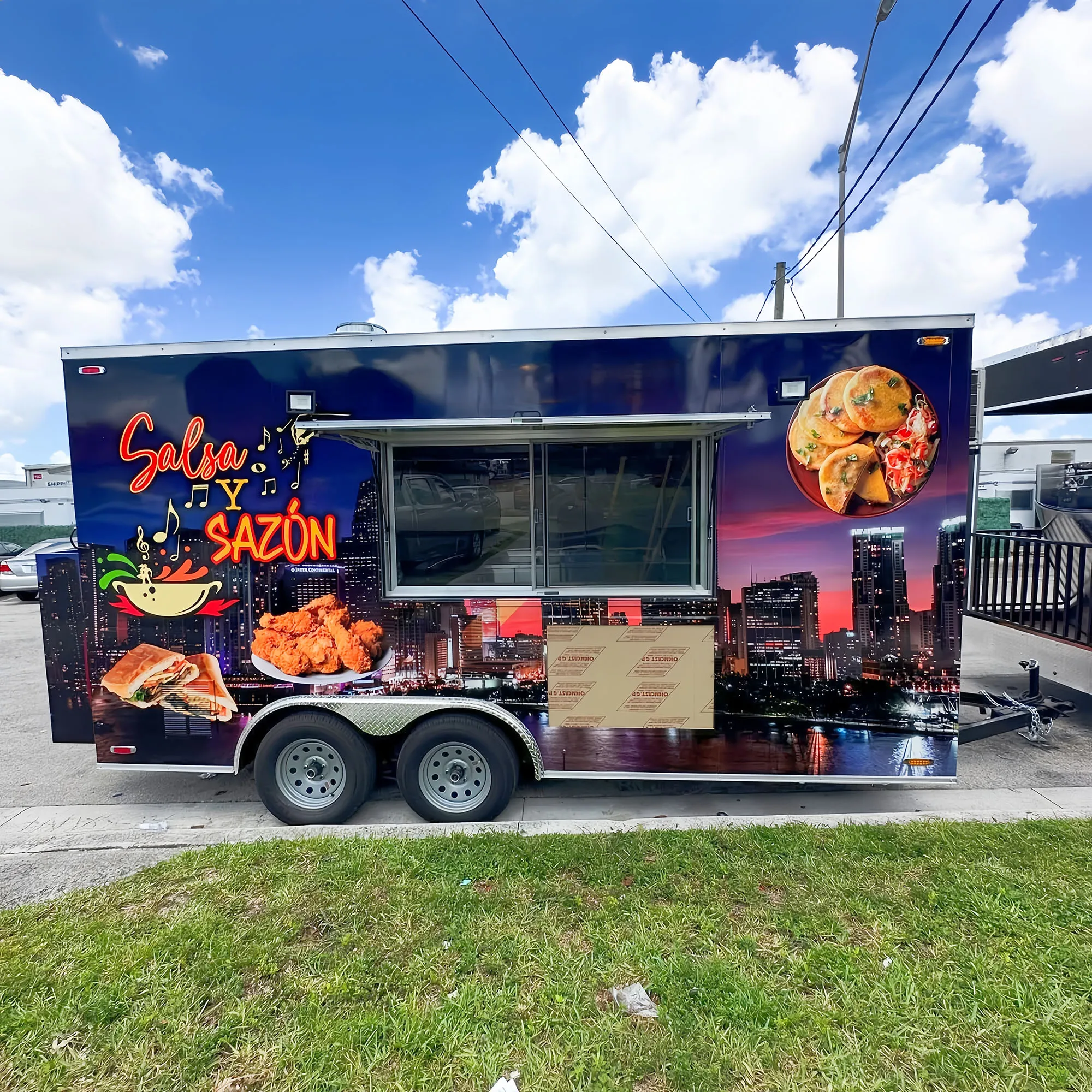 

Custom Stainless Steel Cart Concession Mobile Food Truck Ice Cream Mobile Trailers Catering Truck for Sale