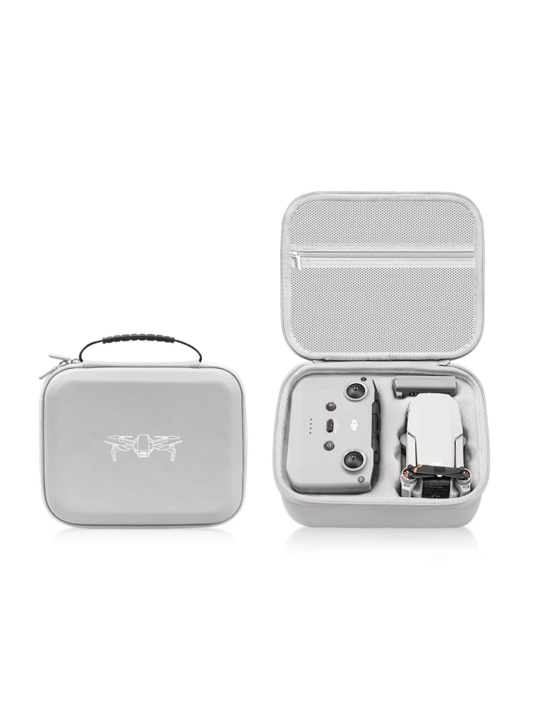XFJI Opbergtas Beschermende draagtas PU lederen handtas voor DJI Mini 4K/Mini 2SE/Mini 2 Drone Controller Accessoires - afbeelding 2