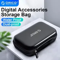 ORICO 2.5 Inch Hard Disk Box Solid Color Protection Bag Portable Hard Disk Case Suitable for Hard Disk Storage Protection Case