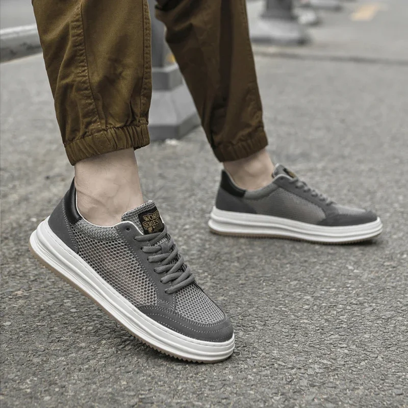 

2026 Men Shoes Hollow Mesh Tenis Masculino Summer Men's Walking Shoes Breathable Lightweight Mens Casual Shoe Tennis Sneakers