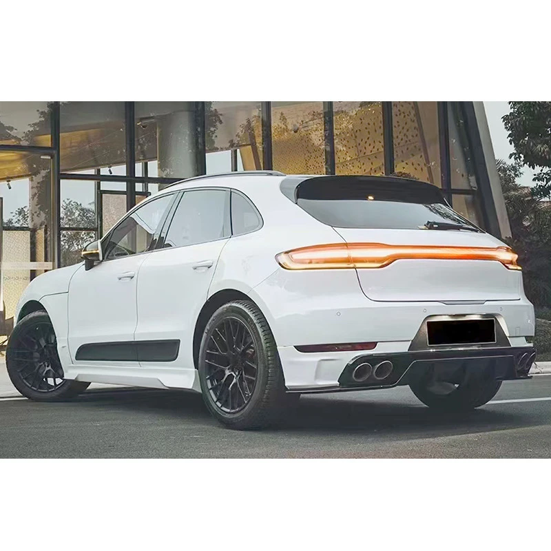 Suitable for 2018-2021 Porsche Macan modified to GT950 style small body kit YOFER front , side skirts, and rear lip