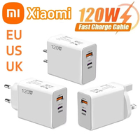 Xiaomi 120W Fast Charger USB C Super Quick Charging Adapter PD USB Mobile Phone Charger For Huawei Iphone Laptop Tablet Macbook