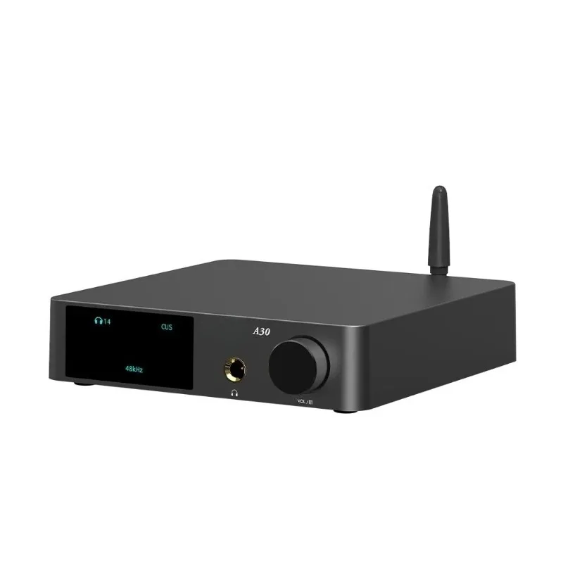 New! A30 Desktop Stereo Audio Power Amplifier & Headphone Amp Support APTX Bluetooth 5.0 ESS DAC Chip with Remote Control
