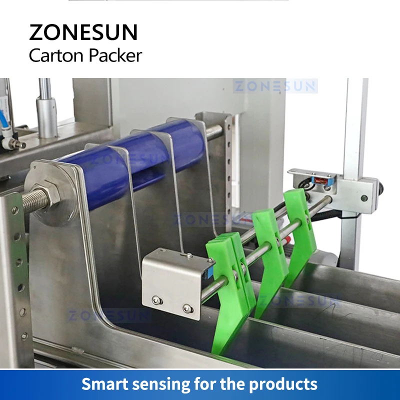 ZONESUN Automatic Carton Packaging Machine Robot Gripper Robotic Arm Loading Erecting Case Cardboard Box Sealing Packer ZS-CPL
