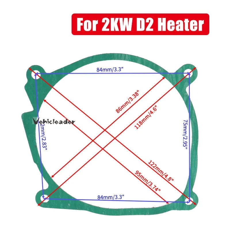 1/5/10pcs/lot 2KW 5KW Camping Truck Cab Diesel Heater Blower Fan Motor Gaskets For Eberspacher Airtronic D2/D4/D4S