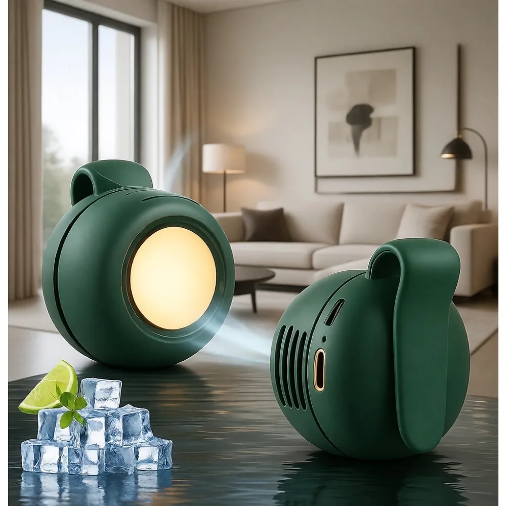 

Портативный мини-вентилятор на клипсе, 3 скорости, бесшумный, для шеи, талии, улицы, путешествий, офиса, USB-перезаряжаемый