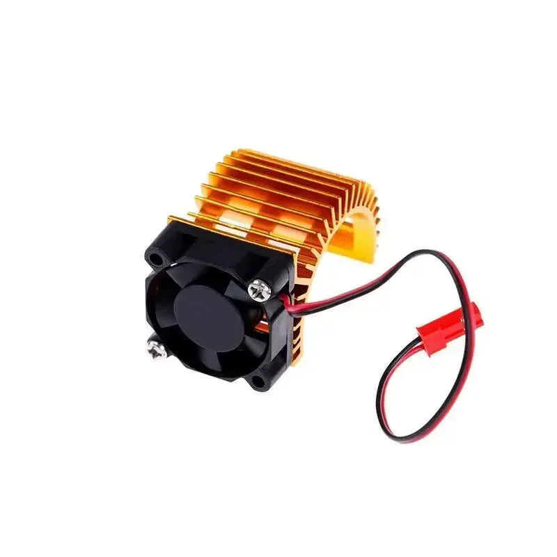 Dissipateur thermique de moteur sans balais + ventilateur de refroidissement 380/540, couvercle de dissipateur thermique de moteur électrique pour modèle RC de voiture HSP 7014