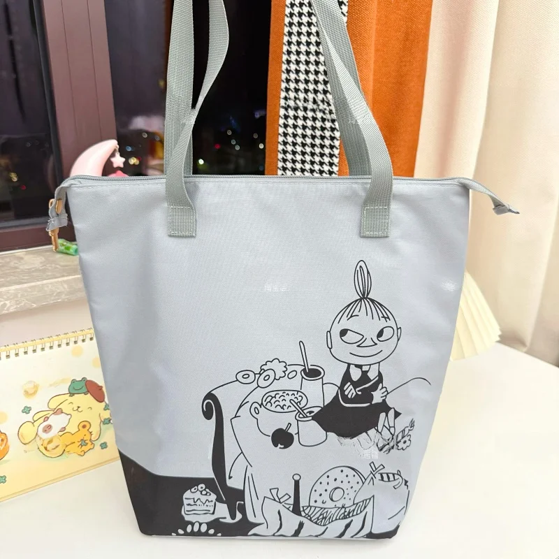 

Cute Insulated Thermal Bag Lunch Box Bento Bag op Bag for Office Workers Magazine Supplement Freebie
