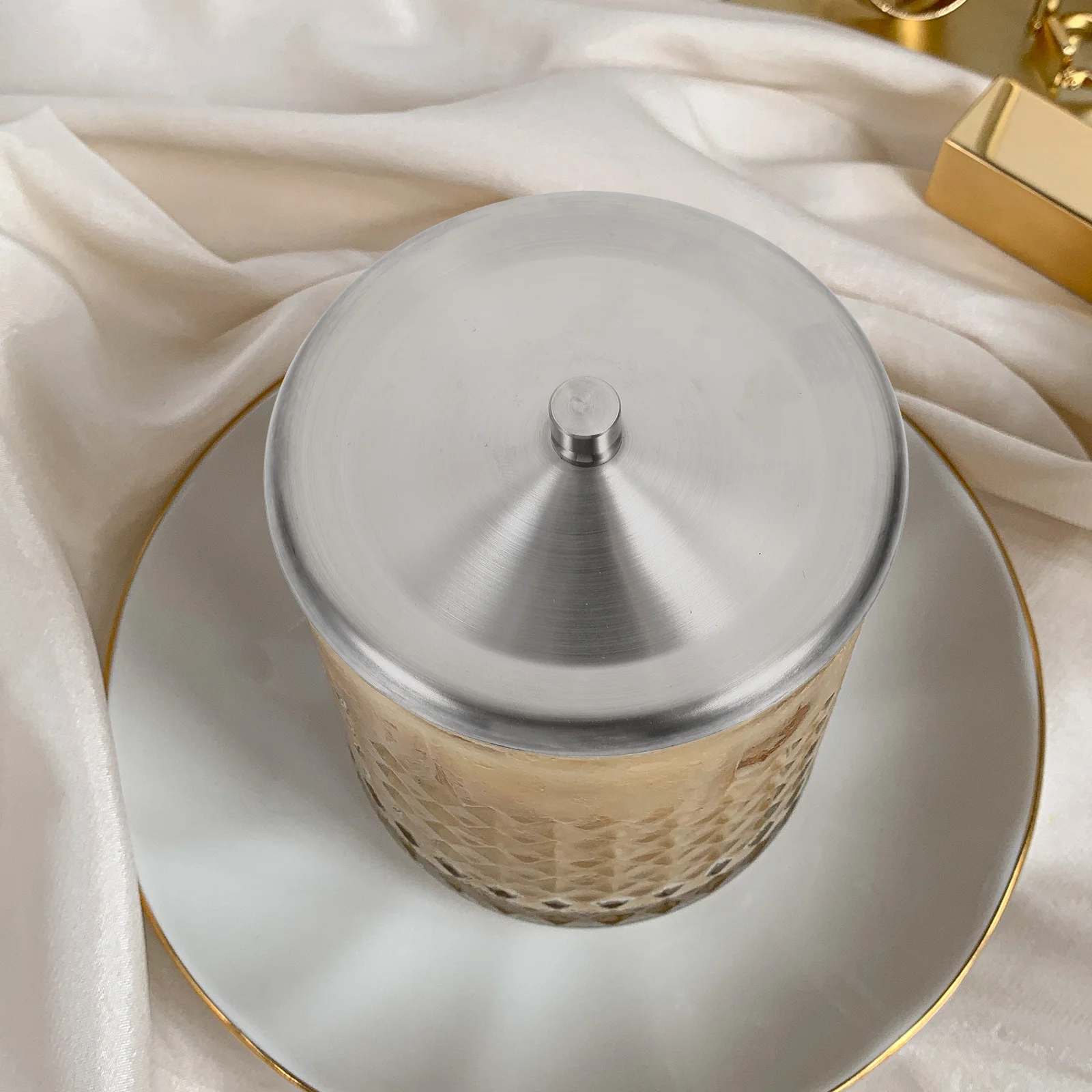 

6pcs Stainless Steel Cup Covers Wear-Resistant Round Lid For Coffee Mug Water Cup Household Office Kitchen Bar Use Sealing