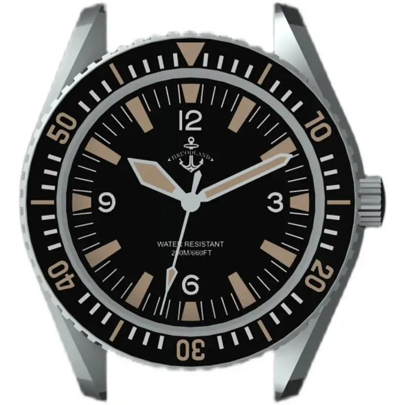 Hruodland Klassieke Retro Automatische Mechanische Heren Horloges F025 Roestvrij Staal Bruin Leer Waterdicht Lichtgevende Reloj Hombre - afbeelding 2