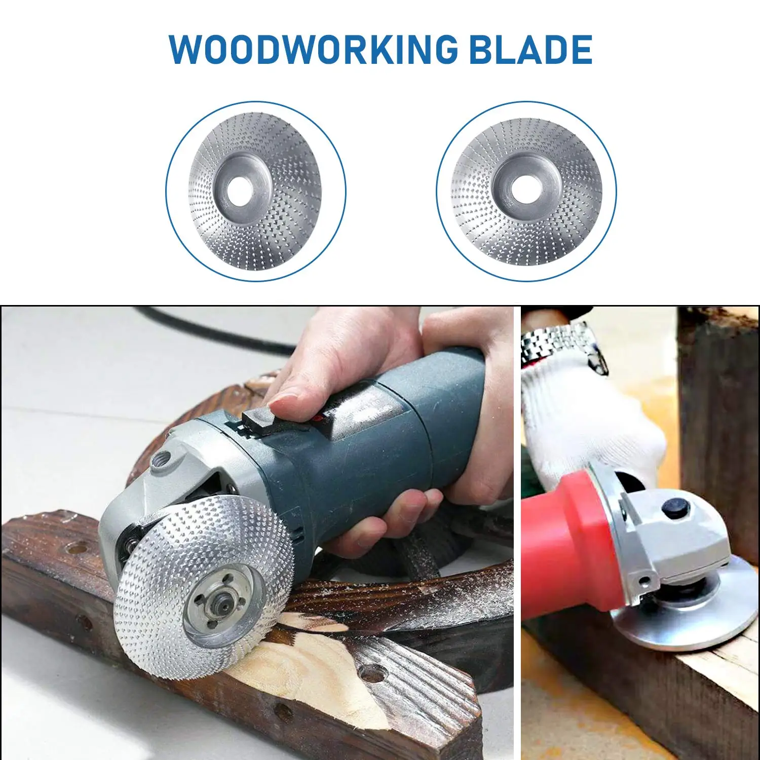 Chất Lượng Cao Gỗ Mài Con Quay Bánh Xe Đĩa Chà Nhám Khắc Gỗ Dụng Cụ Đĩa Mài Dụng Cụ Máy Mài Góc 16MM Khoan