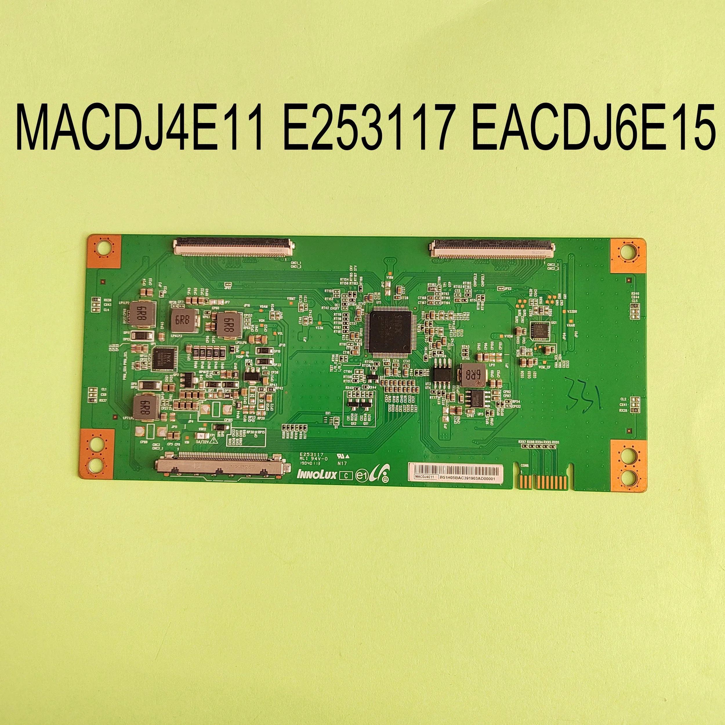 

T-con Board MACDJ4E11 Logic Board is for 558K5C 58V20 58F5 58G2A U58G5500 H58A6100 58H6550E 58R6E 58U7880VT PTV58F80SNS TV Parts