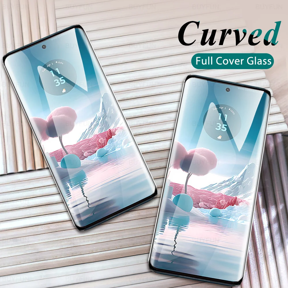 2pcs curved tempered glass for motorola edge 40 neo protective glass for motorola edge 40 pro screen protector edge40 40neo 5g