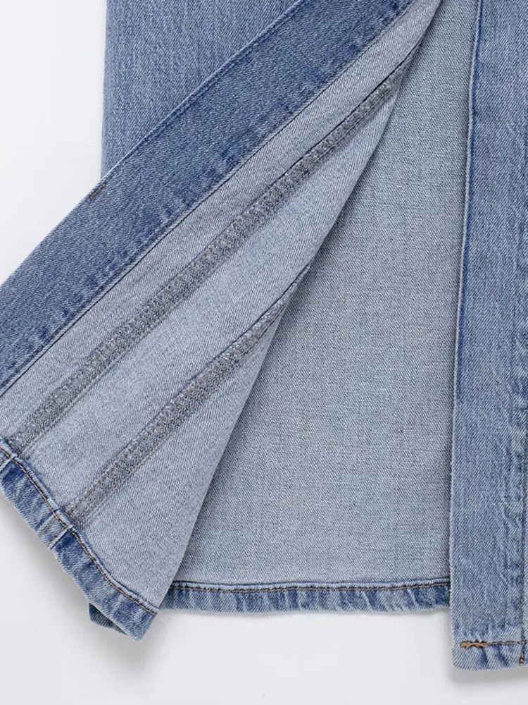 Trendy Women's Button-Down Denim Maxi Dress Washed Blue Spaghetti Strap Bodycon Design For Woman Summer Casual Daily Streetwear