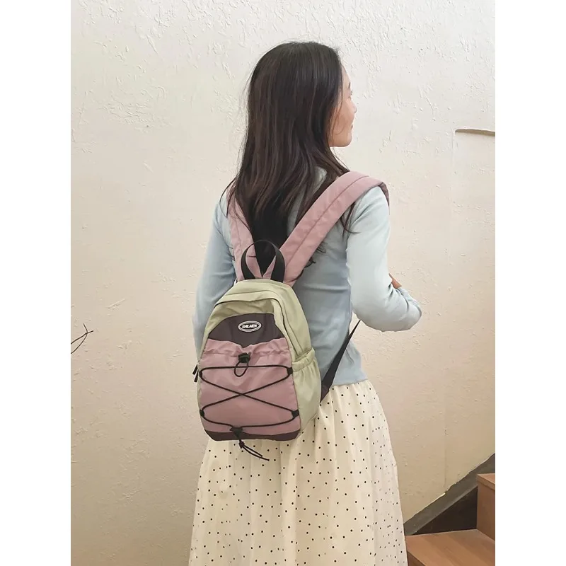 

2025 New Small Unisex Outdoor Travel Backpack Lightweight Multi-use Mini Bookbag Short Hiking Bag Fashionable Trendy Design