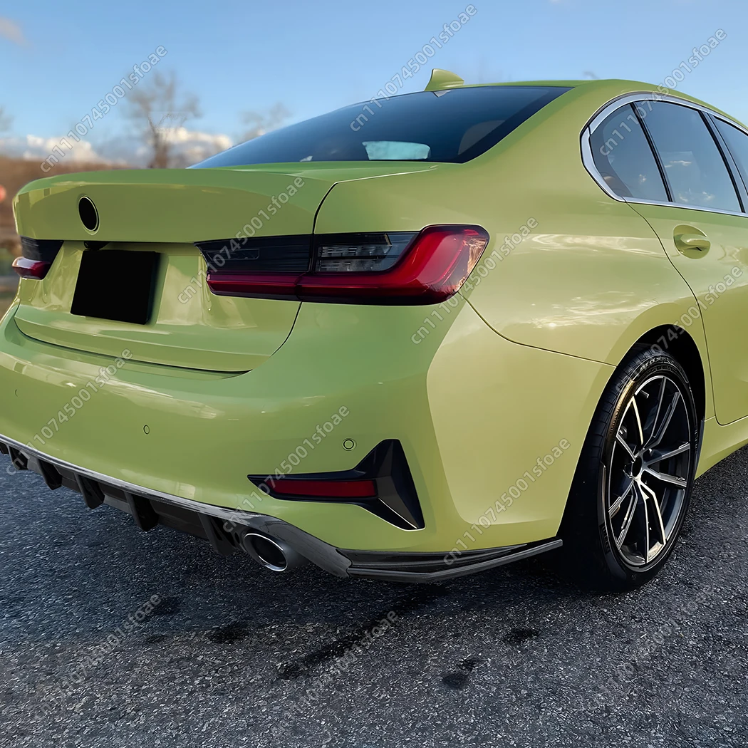 

ABS For BMW 3 Series G20 G21 Standard 2019-2022 Pre-LCI Maxton Style Rear bumper trunk Splitter Lip Diffuser Spoiler Bodykits
