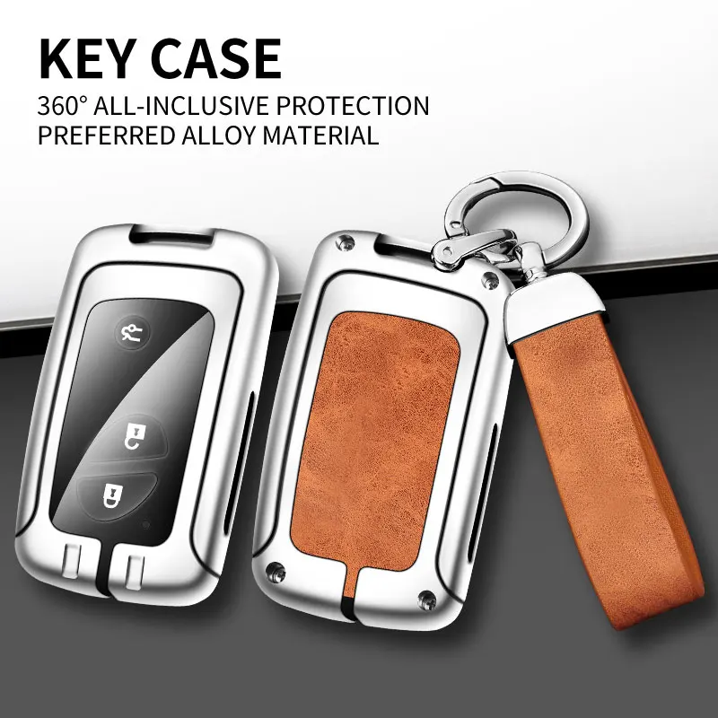 For Lexus GS430 ES350 GS350 LX570 IS350 RX350 IS250,Metal Car Key Protective Case,funda llave,llavero,cubierta de control remoto