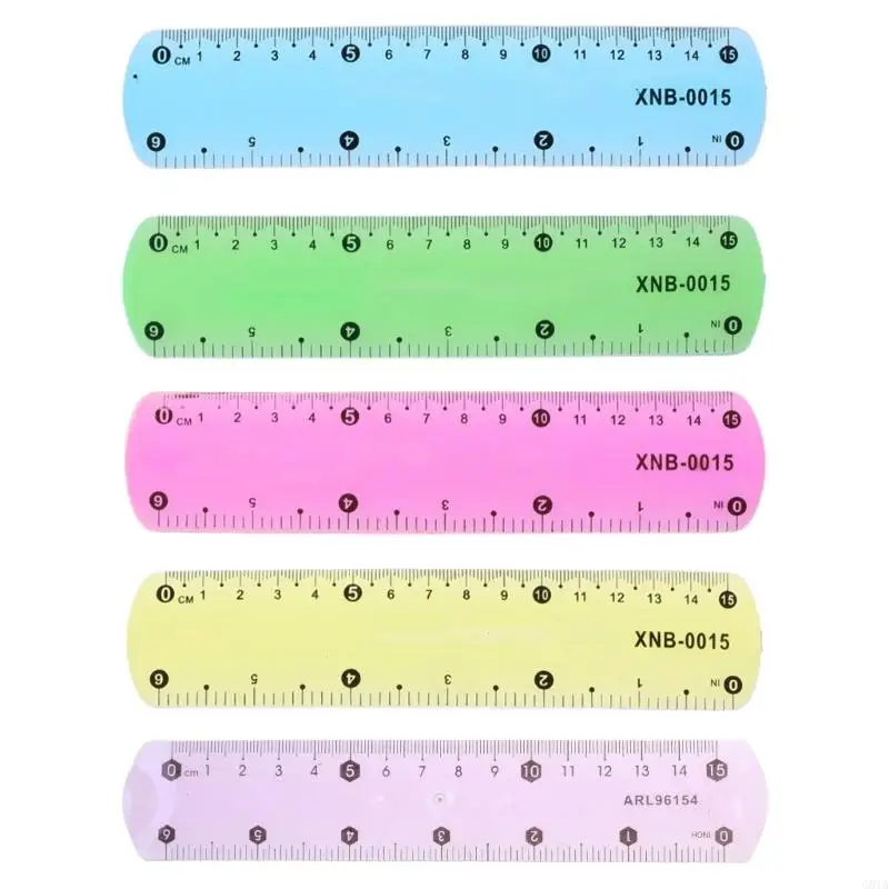 G8TA Multicolor Guble Soft Ruler Clear Gustable Stactive Sazing Seasure Trail Tool