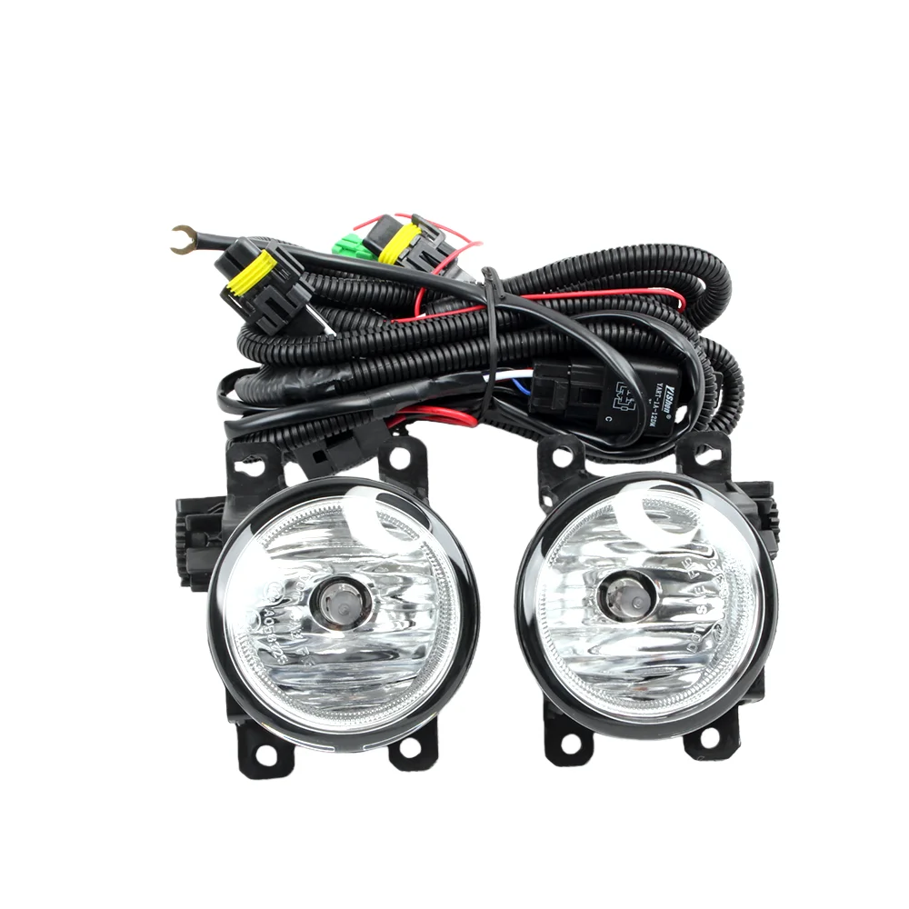 Fog Light Assembly Set For Honda Civic 2019 2020  Fog Lamp With Bezel Harness Relay Switch Complete Kit