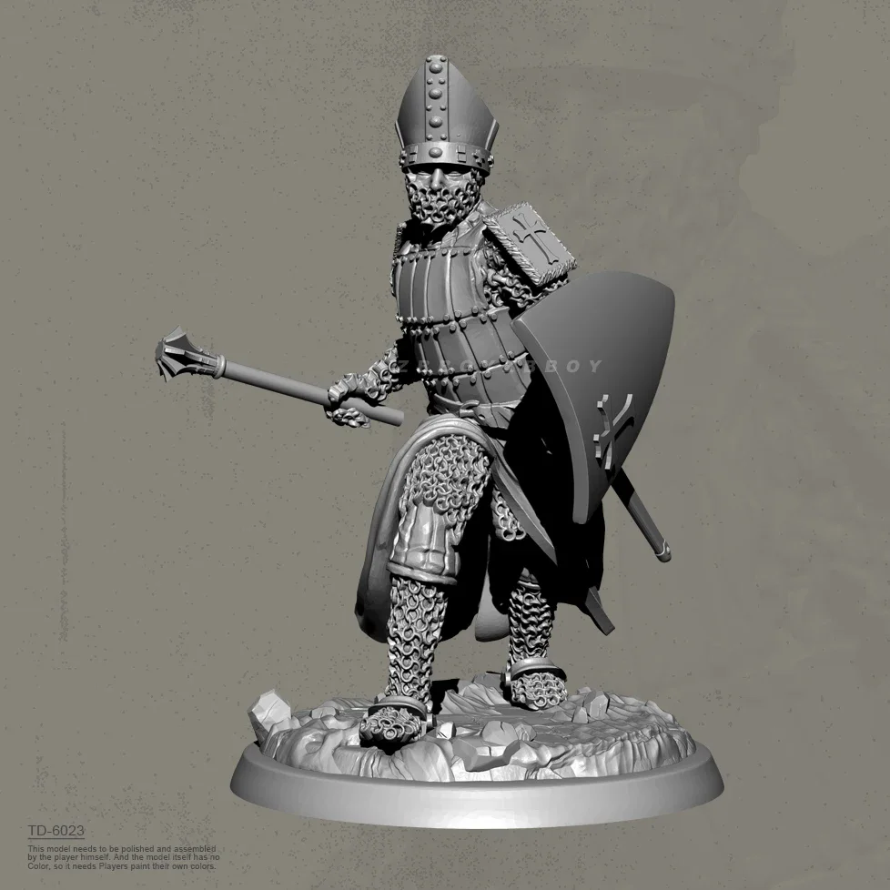 38mm 50mm Resin Soldier model kits figure colorless and self-assembled （3D Printing ） TD-6023/3D