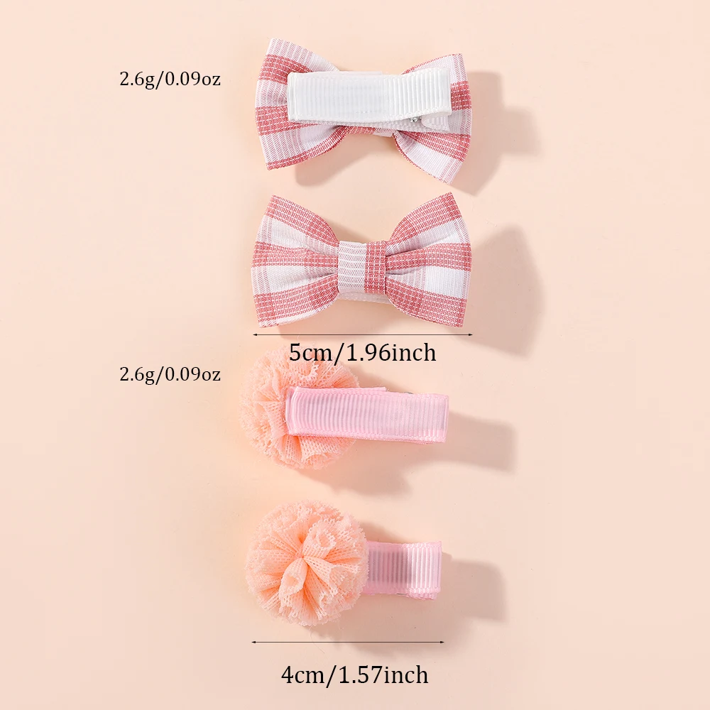 20 ชิ้น/เซ็ตเด็กน่ารัก Bows คลิปผมสําหรับสาว Barrette Boutique เต็มรูปแบบผ้าเด็ก Headwear เด็กอุปกรณ์เสริมผม