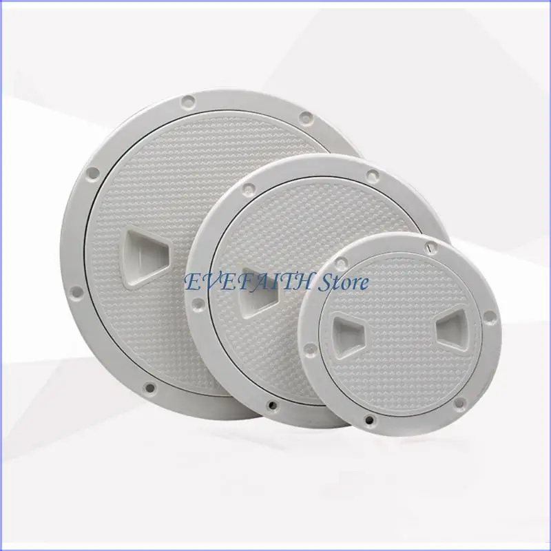 124B Ronde luikbedekking Dekplaat Non-slip dek inspectieplaat voor mariene boten