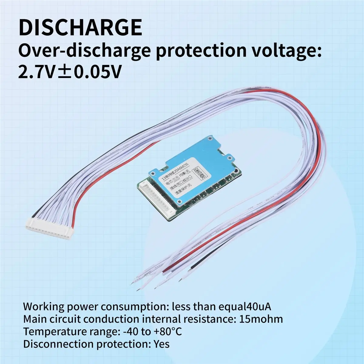 [N82R] 13S 48V Li-Ion Lithium 18650 Battery Pack Balancer Charge Board Equalizer Common/Separate Port for Escooter(20A)