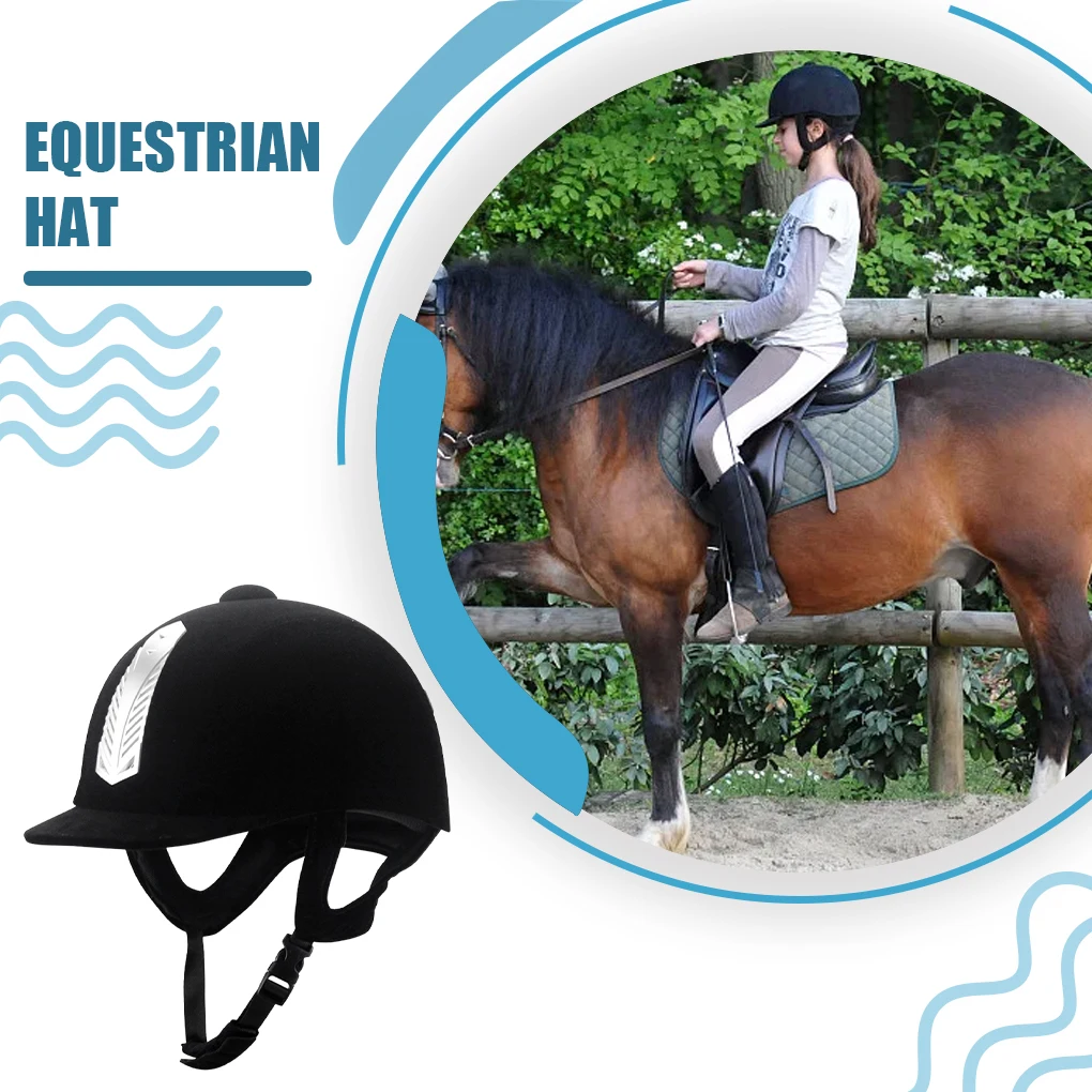 Equestrian Horse Riding Helmet Breathable Durable ABS Safety Half Cover Horse Rider Helmets For Men Women Children 52-62cm