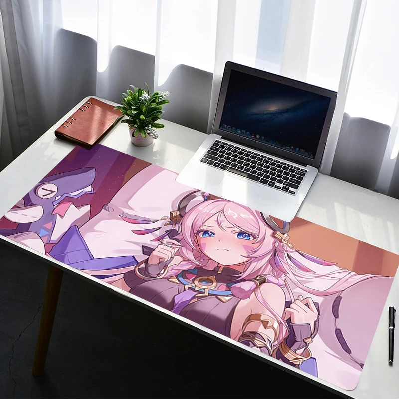 Mouse Pad Laptop Non Slip Extended Desktop Mouse Mat PC Rubber Keyboard Pad G-genshin Impact Citlali Gaming Accessories Mousepad