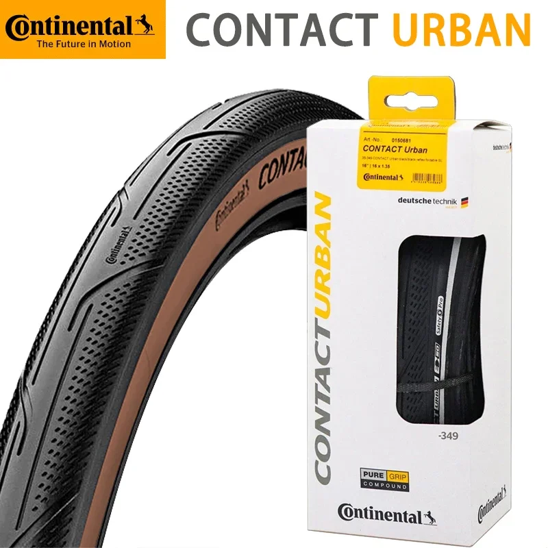 Continental CONTACT URBAN 16x1.35 349 16inch Small Wheel Folding Bike Ultra-light Tire with Reflective Strip Safty Pro Tire