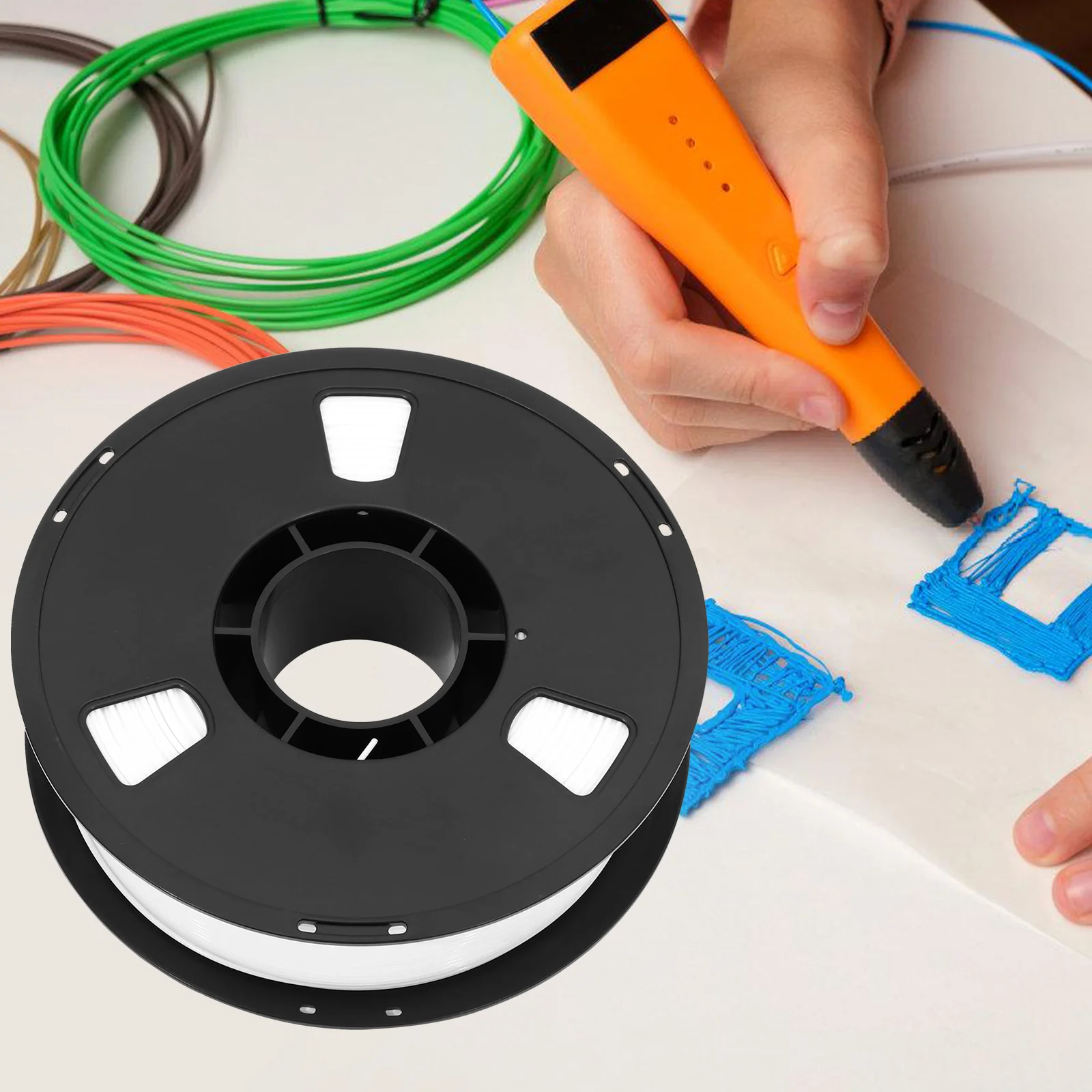 

High Strength PETG for 3d Printer 1.75mm White Tubing Excellent Tensile Impact Resistance Neatly Coiled Easy Storage