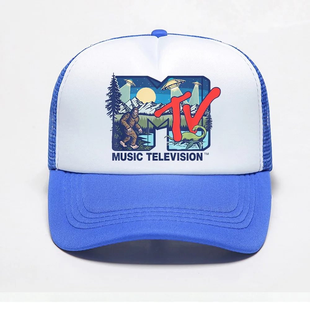 Rock Hip Hop Tv hat Summer Unisex baseball cap Cryptid Mtv Music Television hats Featuring Bigfoot UFO Aliens Nessie man caps 5