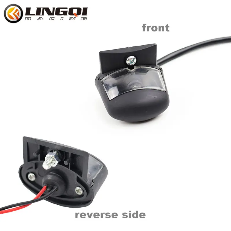 LING QI Pit Dirt Bike License Plate Light PP PC Plastic Motorcycle LED Lights For Most Motocross Accessories Parts view 3