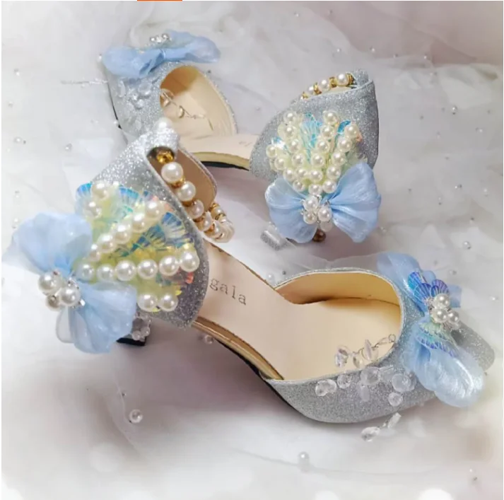 

Original Lolita High Heels Summer Girl Princess Sweet and Elegant Party Womens Elegant Wedding High Heels