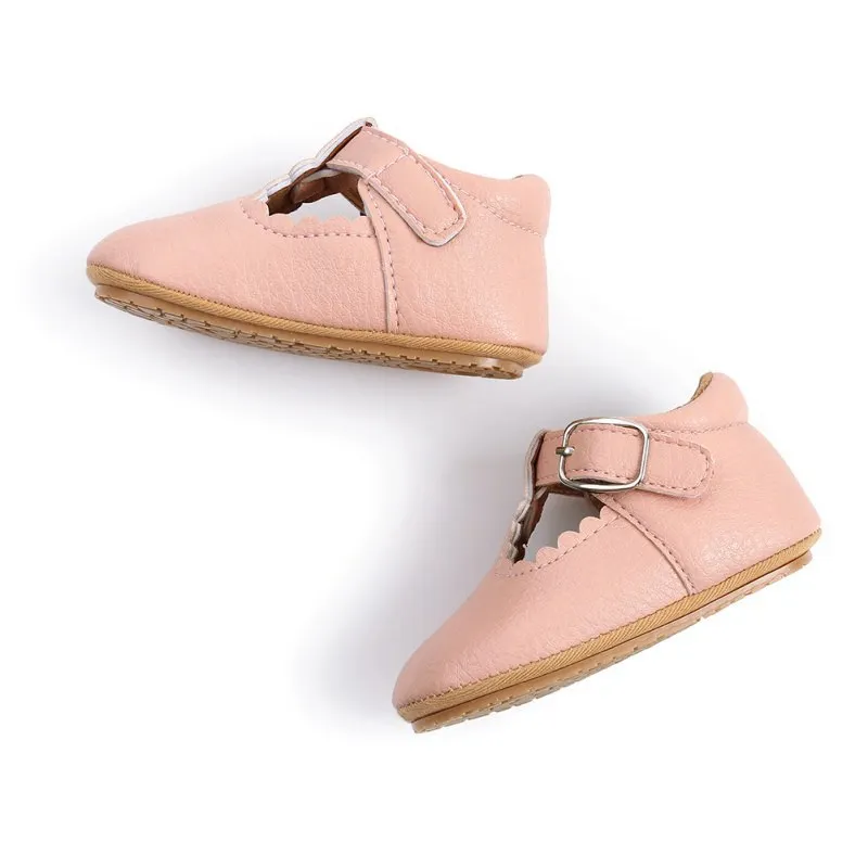 Pasgeboren Baby Lederen Schoenen Peuter Jongen Meisje Pu Lederen Antislip Zachte Wandelschoenen Baby Classic Retro Casual Schattige Wieg Schoenen