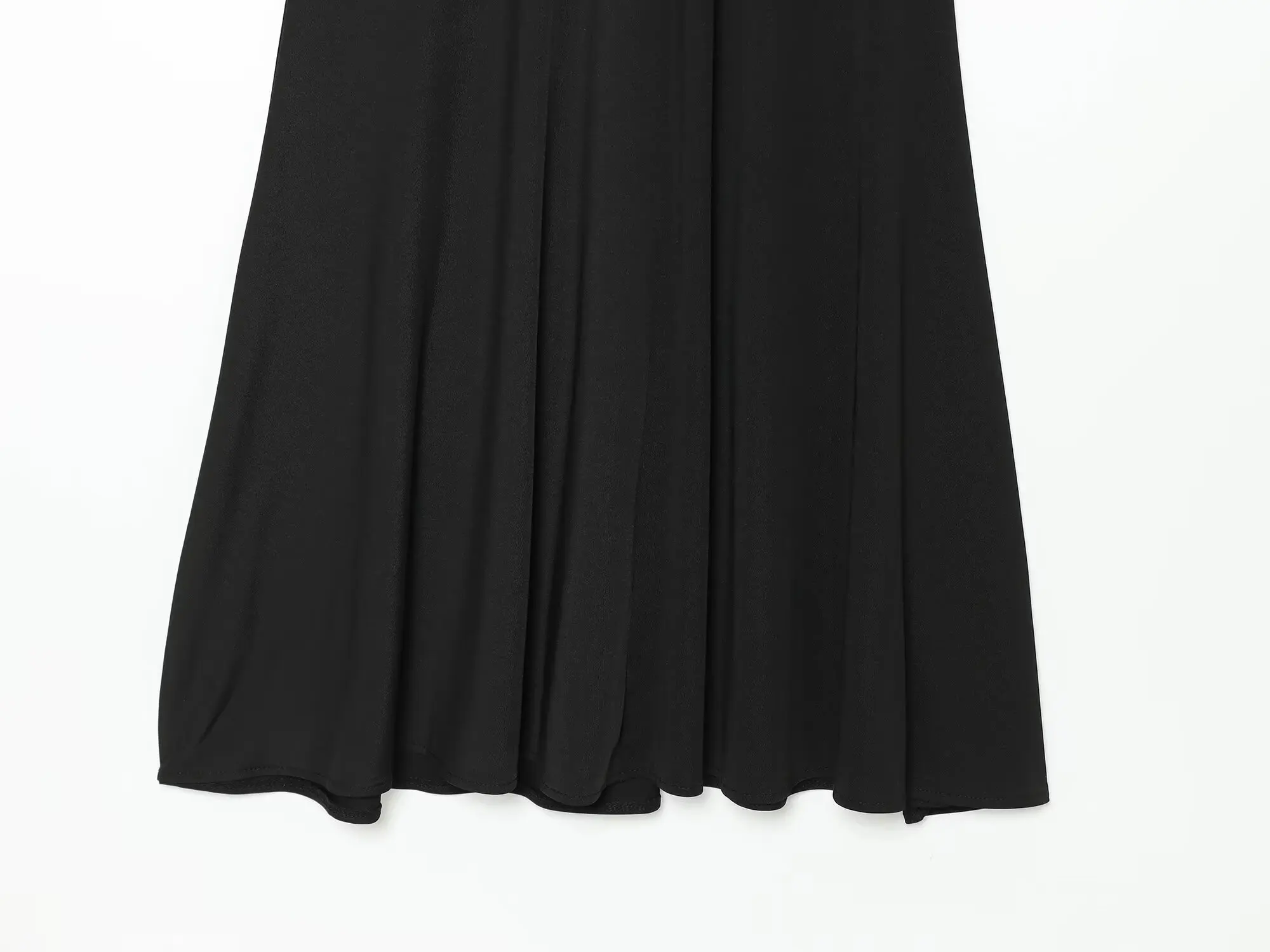 TFMLN Elegantes Damen Sexy Maxikleid, Neckholder Ärmellos, Patchwork-Spitze, Einfarbig, Schmal Geschnitten, Halbtransparentes Partykleid, Sommer Neuheit – Detail 8