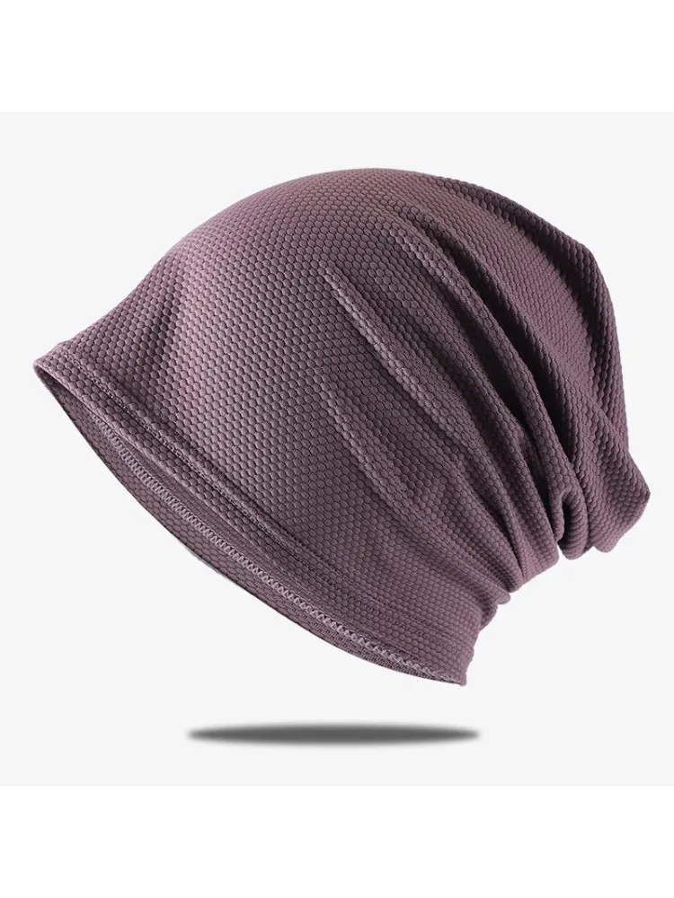 AliExpress NONE Men Cooling Ice Silk Quick Dry Beanie UV Protection Breathable Sports Cap for Running Cycling Hiking Cross Country