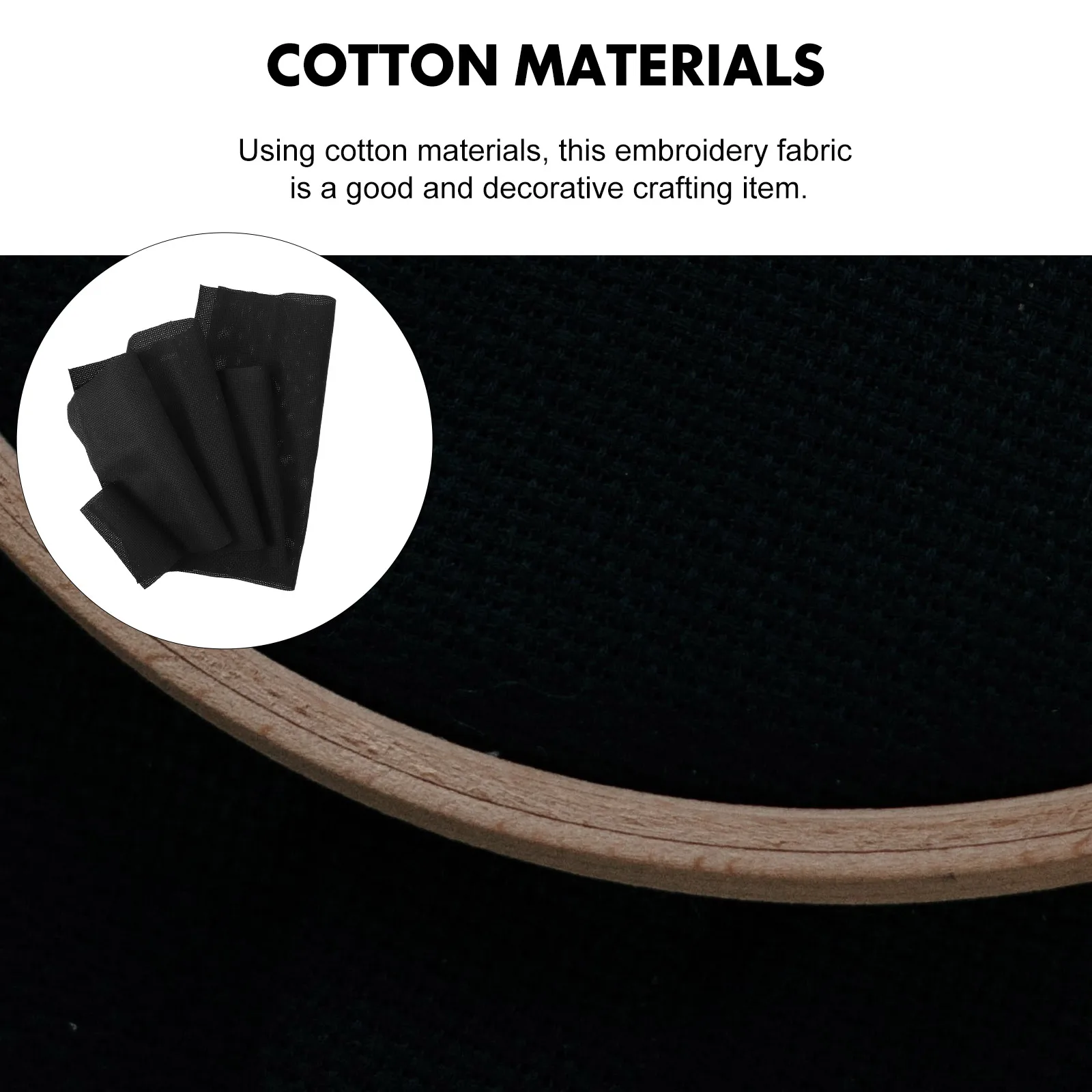 

5pcs Cross Stitch Cloth Portable Embroidery Fabric Meshes Gridding Cloths for Stitching DIY Cotton Artistic Value