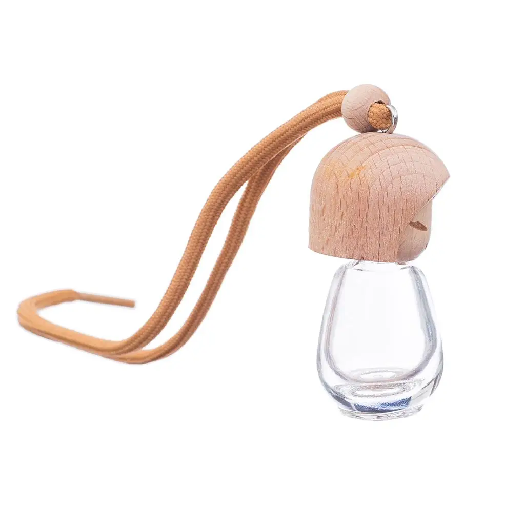 Handmade Car Home Office Glass Perfume Diffuser Bottle Pendant Necklace Perfume Random 6-7cm